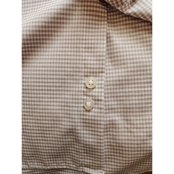 Calvin Klein Men's Cotton Reg. Fit Non Iron Performance Gray LS Shirt, 17 34/35 - Picture 6 of 6